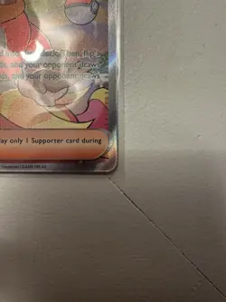 Harlequin White Flare Holo Pokemon Trainer Card 163/086 SV - Image 4