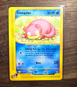 Pokemon TCG Slowpoke 108/147 Aquapolis Common Regular Basic 50 HP English - Image 1