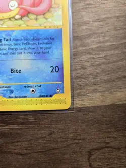 Pokemon TCG Slowpoke 108/147 Aquapolis Common Regular Basic 50 HP English - Image 4