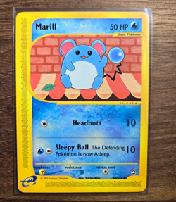 Pokemon TCG Marill 053/147 Aquapolis Uncommon Regular Basic 50 HP English - Image 1