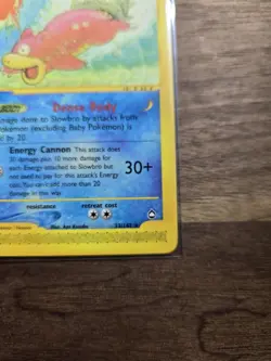 Pokemon TCG Slowbro 33/147 Aquapolis Rare Regular 1st Ed Stage 1 80 HP EN - Image 4