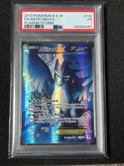 PSA 1 Articuno EX Plasma Storm Full Art 2013 B&W Pokemon #25 Legendary Bird - Image 1