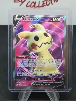 2021 Pokemon Battle Styles Mimikyu V 148/163 Full Art Ultra Rare Holo - Image 1