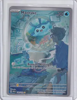 Mantyke 189/182 SV04: Paradox Rift Illustration Rare Pokemon Card NM/MINT - Image 1