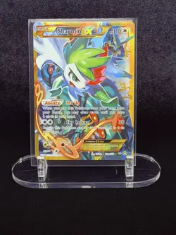 (NM) Shaymin EX Promo 077A/108 Alternate Art Holo English Pokemon TCG - Image 1