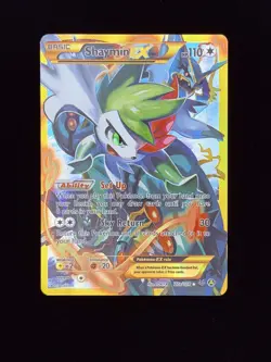 (NM) Shaymin EX Promo 077A/108 Alternate Art Holo English Pokemon TCG - Image 2