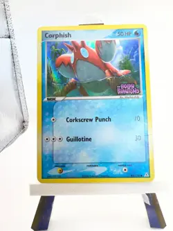 Pokemon card: Corphish, 62/110, Holon Phantoms/2006, Reverse Holo, (HP) - Image 1