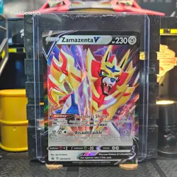 Zamazenta V Promo Sword & Shield Pokemon TCG SWSH019 Black Star - Image 1