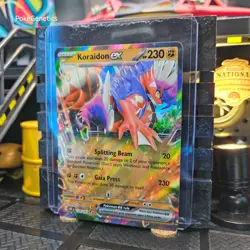 Koraidon ex Obsidian Flames Ultra Rare Pokemon TCG 124/197 Scarlet & Violet - Image 2
