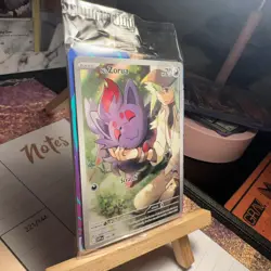 N's Zorua 189 SEALED Journey Together Black Star Promo Full Art Pokemon TCG MINT - Image 2