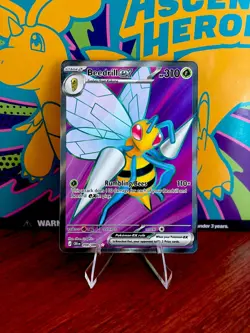 Beedrill ex 098/086 - Ultra Rare Holo - Pitch Black EN - NM - Pokemon TCG - Image 1