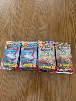 Pokemon Surging Sparks 36 Lot - Loose Single Packs - New and Sealed - Image 1