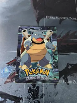 1999 Pokemon Topps #09 Blastoise Movie Cut Vintage - Image 1