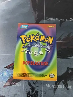 1999 Pokemon Topps #09 Blastoise Movie Cut Vintage - Image 2