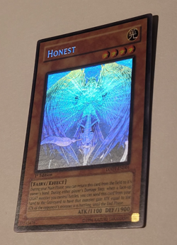 Yugioh Honest - LODT-EN001 Ghost Rare 1st Edition LP - Image 1