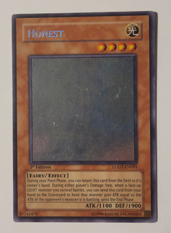 Yugioh Honest - LODT-EN001 Ghost Rare 1st Edition LP - Image 2