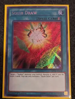 Yu-Gi-Oh! Squib Draw MP18-EN138 Secret Rare 1st Ed Near Mint - Image 1