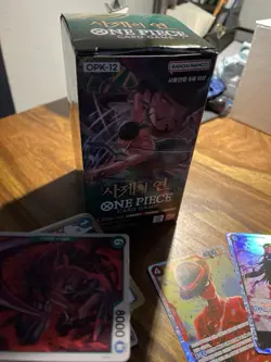 One Piece TCG OPK12 Display Koreanisch Gebraucht Top Zustand Near Mint - Image 3