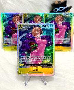4x Lilith OP07-111 SUPER RARE (SR) Playset One Piece Card Game English NM/M - Image 1
