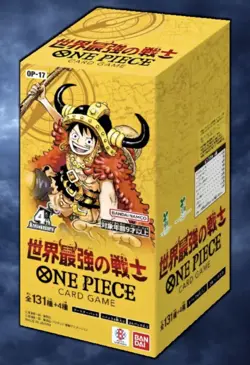 PREORDER - One Piece CG - OP17 - World’s Strongest Warrior - Booster Box (JAP) - Image 1