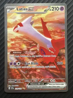 Latias EX 239/191 Surging Sparks Pokemon Special Illustration Rare Full Art Card - Image 1