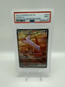 PSA 9 Latias Ex 239/191 - Surging Sparks Special Illustration Rare Pokemon TCG - Image 1