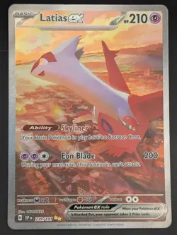 Latias ex 239/191 Near Mint Surging Sparks Special Illustration Rare Pokemon - Image 1