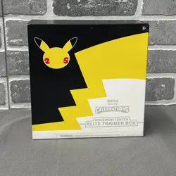 Pokemon Center Exclusive Celebrations Elite Trainer Box ETB 25th Opened No Packs - Image 1