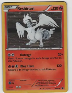 Reshiram Holo Promo Black And White Promo BW004 Near Mint Pokemon - Image 1