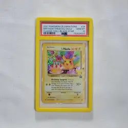🔥 Pokemon TCG 🔥 Birthday Pikachu #24 🔥 Celebrations Classic Collection PSA 10 - Image 1
