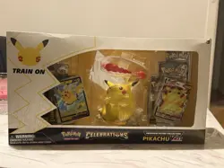 POKEMON TCG Celebrations Premium Figure Collection Pikachu VMAX Display Only - Image 5