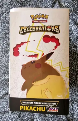 Pokemon TCG 25th Celebrations Pikachu VMAX Premium Figure Collection New Sealed - Image 4
