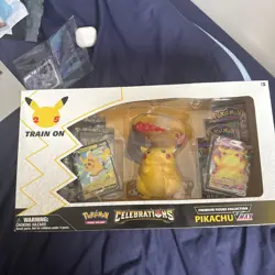 Pokemon TCG Celebrations Premium Figure Collection Pikachu VMAX New & Sealed - Image 2