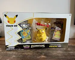 Pokemon TCG 25th Celebrations Pikachu VMAX Premium Figure Collection New Sealed - Image 1