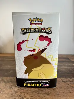 Pokemon TCG 25th Celebrations Pikachu VMAX Premium Figure Collection New Sealed - Image 4