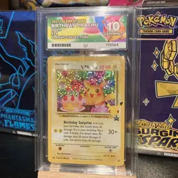 Birthday Pikachu 24 Celebrations Classic Collection Pokemon TCG Ace 10 - Image 2