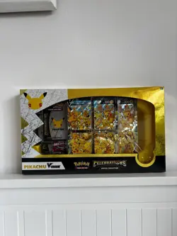 Pokemon Pikachu v TCG Celebrations 25th Anniversary Union Collection Box Sealed 820650809156 - Image 1
