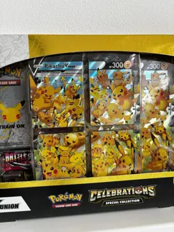 Pokemon Pikachu v TCG Celebrations 25th Anniversary Union Collection Box Sealed 820650809156 - Image 3