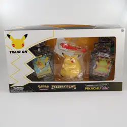 Pokemon TCG Celebrations 25th Anni Premium Figure Collection Pikachu Vmax SEALED - Image 1