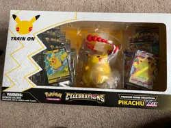 Pokemon TCG Celebrations Pikachu VMAX 25th Anniversary Premium Figure Collection - Image 1