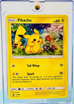 Pikachu SM86 Black Star Promo Holo Card NM+/MINT Condition INVESTMENT CARD - Image 1