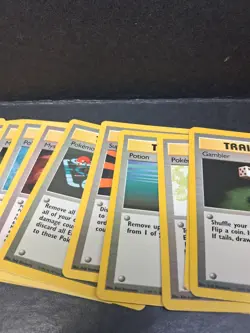 Pokemon Vintage Trainer Card Lot 32 Base Set Fossil LP WOTC 1999 Trainers - Image 3
