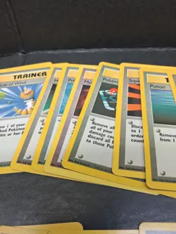 Pokemon Vintage Trainer Card Lot 32 Base Set Fossil LP WOTC 1999 Trainers - Image 4