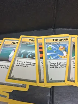 Pokemon Vintage Trainer Card Lot 32 Base Set Fossil LP WOTC 1999 Trainers - Image 5