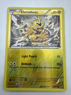 Pokemon Card Electabuzz 29/111 Furious Fists Reverse Holo Rare NM - Image 1