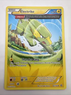 60/160 Electrike Uncommon: Pokemon Trading Card Game XY-05 Primal Clash NM - Image 1