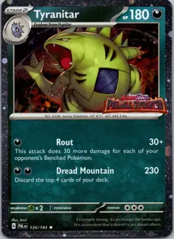 Tyranitar Cosmo Foil Holo Promo Miscellaneous Cards & Products 135/193 NM - Image 1