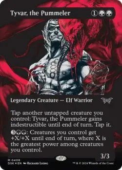 Tyvar, the Pummeler (Showcase) (Textured) -Foil Near Mint MTG - Image 1