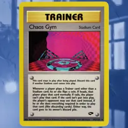 Chaos Gym #102/132 Rare Trainer Gym Challenge Pokemon Card ☆LP-NM☆ See Photos - Image 1