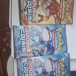 3 Packs Pokemon Double Crisis Booster Pack Lot English 7 Cards Kyogre Groudon - Image 3